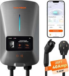 2. WOLFBOX 40 Amp EV Charger