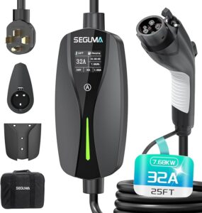 4. SEGUMA 32 Amp Level 2 EV Charger